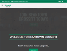 Tablet Screenshot of beantowncrossfit.com